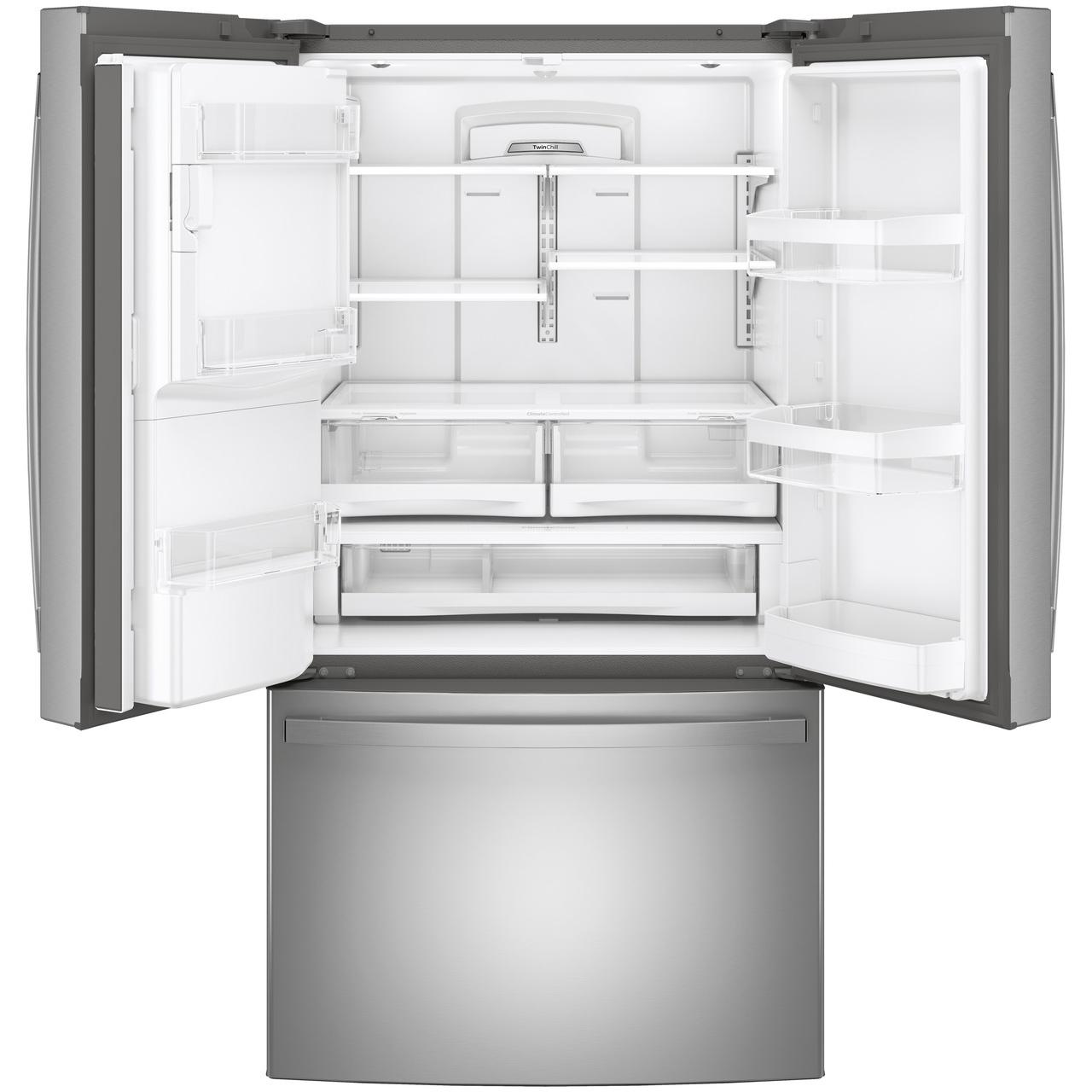 GE 27.8 cu.ft. French-Door Refrigerator with Ice & Water Dispenser