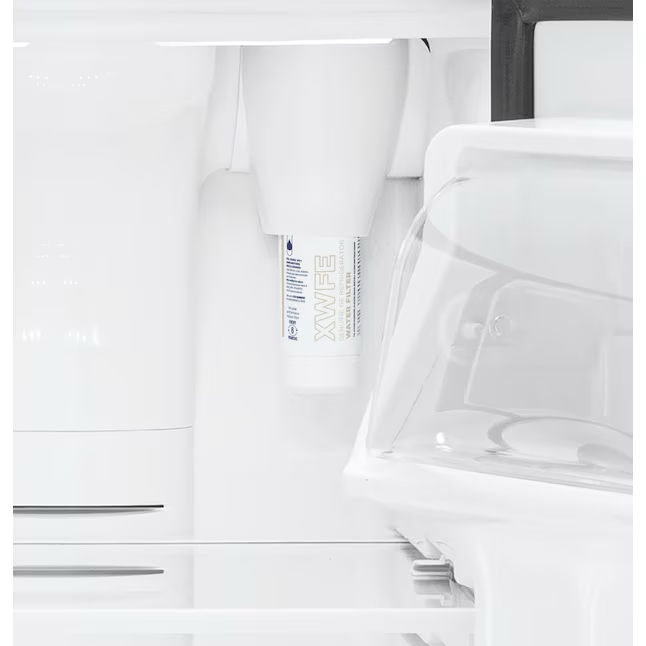 GE 25.3-cu ft Side-by-Side Refrigerator with Ice Maker, Water and Ice Dispenser (Stainless Steel)