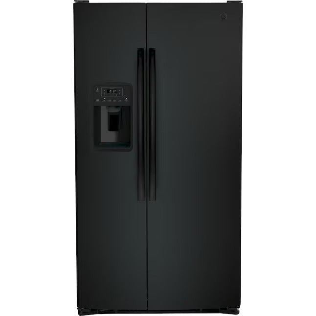 Refurbished GE 25.3 cu ft Side-by-Side Refrigerator with Ice Maker