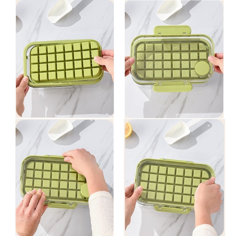 Silicone Ice Cube Tray with Large Capacity