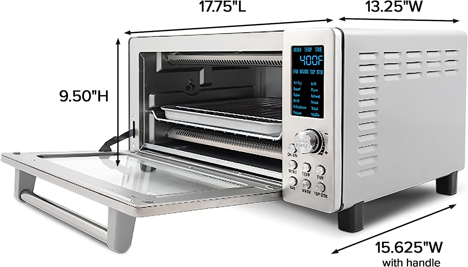 Bravo 12-in-1 Digital Toaster Oven, Convection & Air Fryer