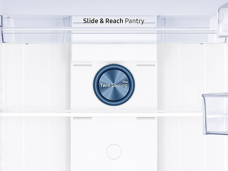 Samsung RT21M6215SR 21 Cu. Ft. Top Freezer Refrigerator with FlexZone™, Ice Maker, and Twin Cooling Plus™