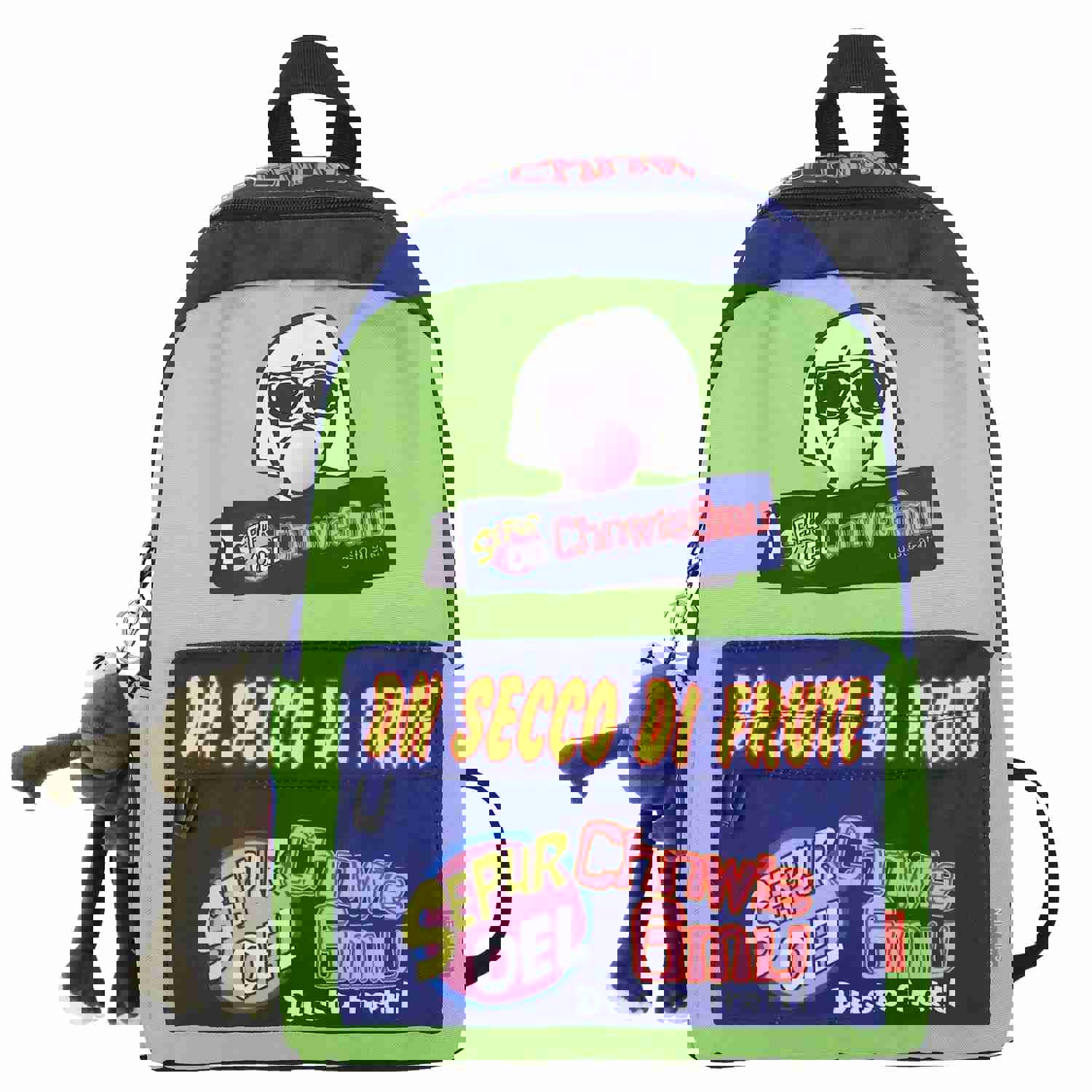 Stylish Large Capacity Canvas Backpack with Air Pillow Belt