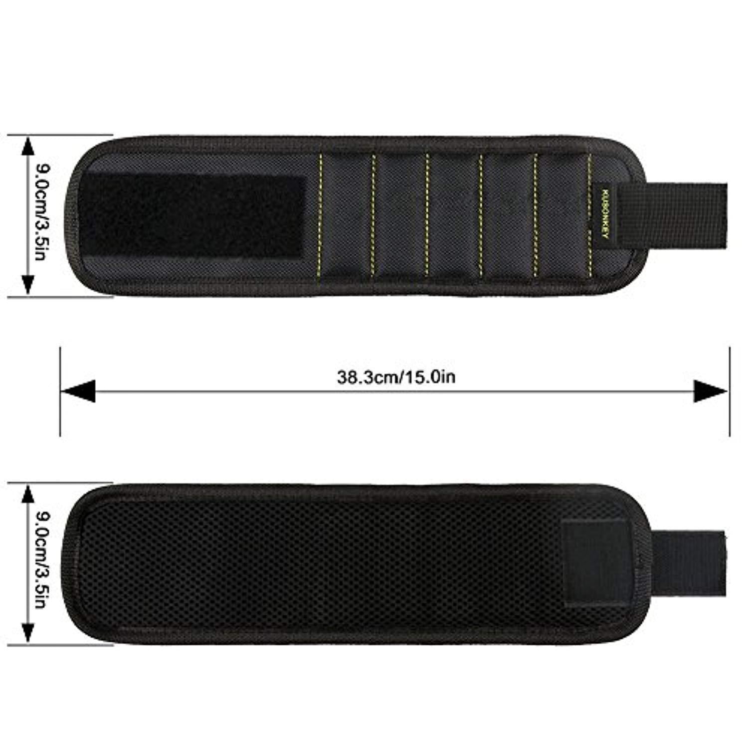 Magnetic Wristband for DIY & Home Improvement, 15 Magnets Strong