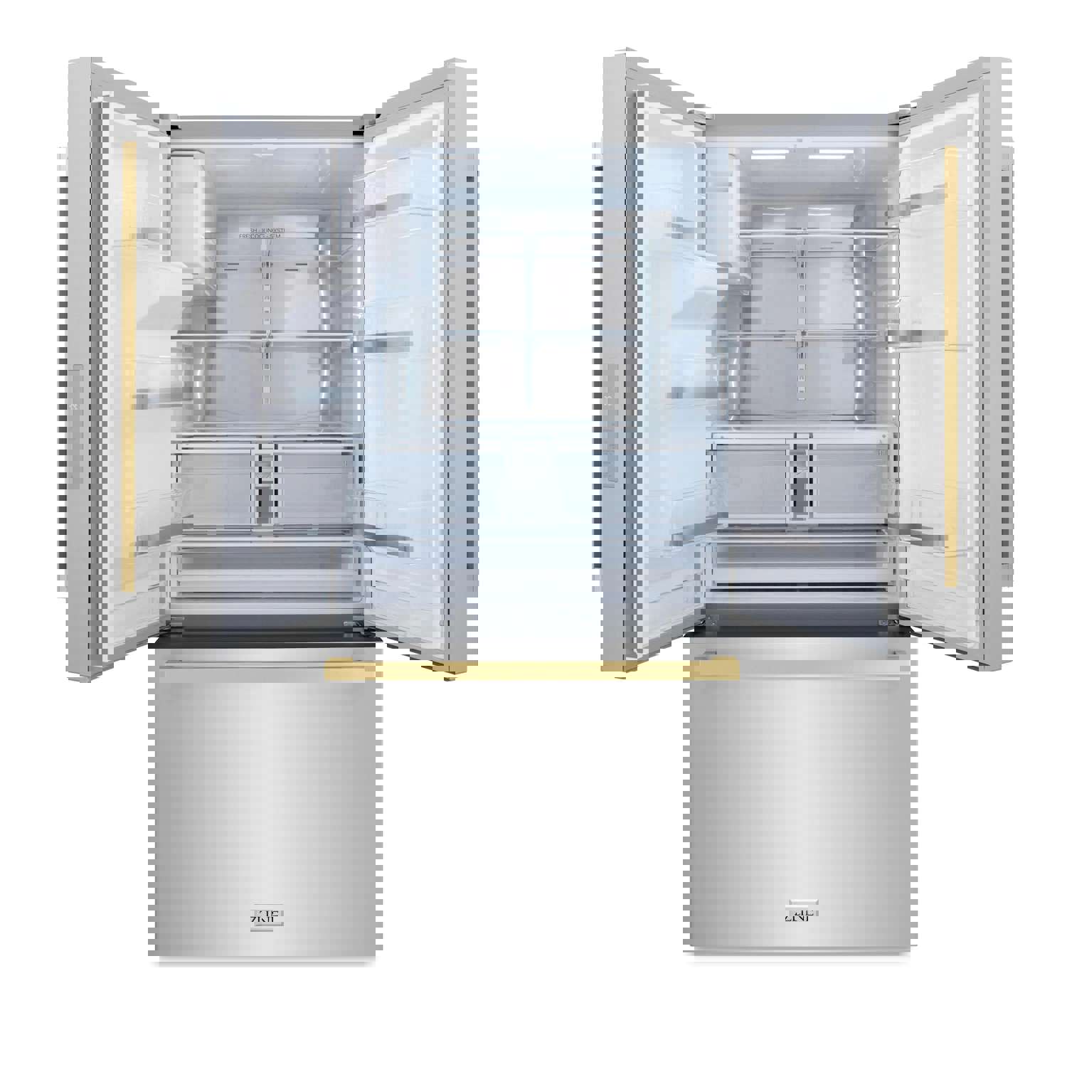 Stylish ZLINE French Door Refrigerator with External Water Dispenser