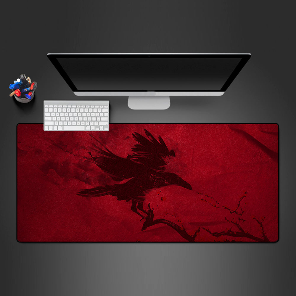 Epic Blood Raven Gaming Mouse Pad - M-XXL Size