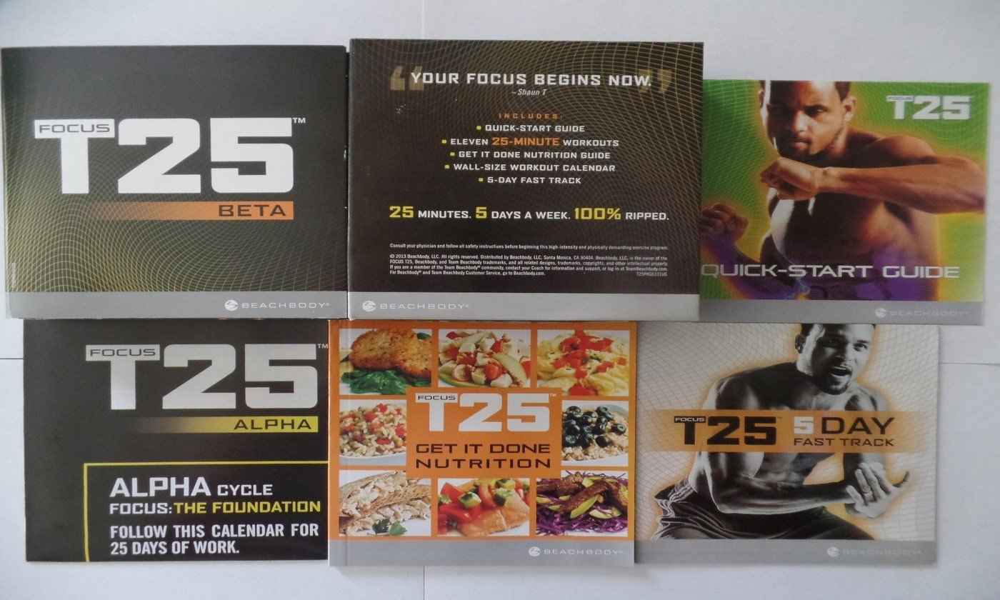 Intense 25-Minute Focus T25 Workout Program Kit