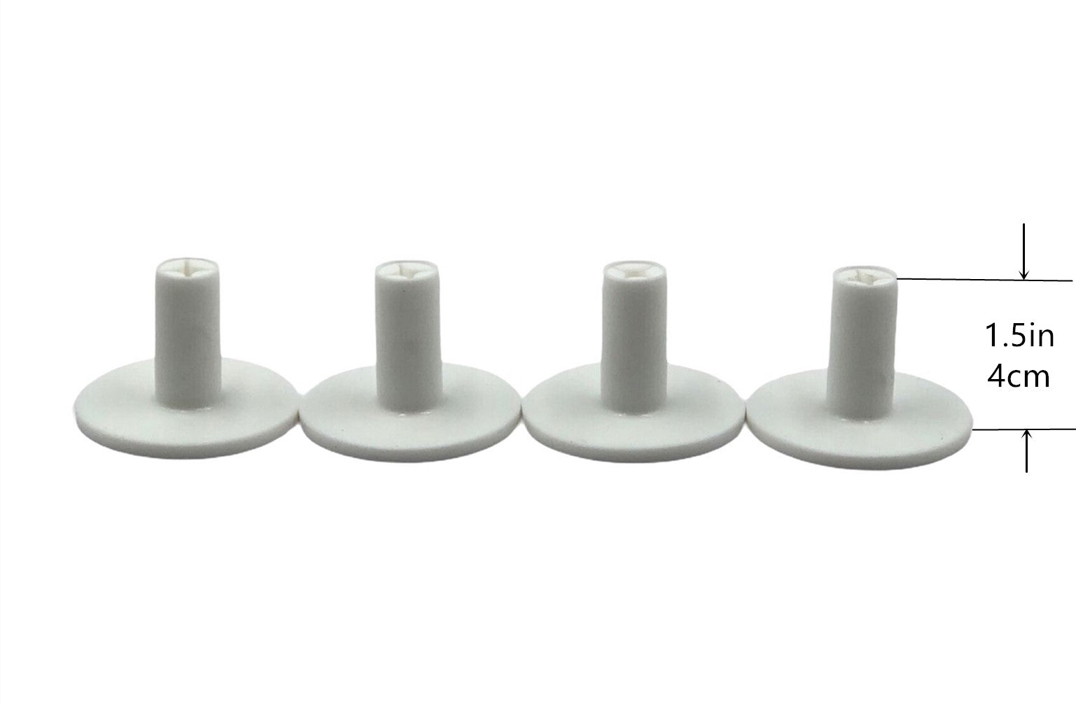 A99 Golf WRT-05 Rubber Tees - 4Pcs 4cm/1.5" for Indoor & Outdoor Practice