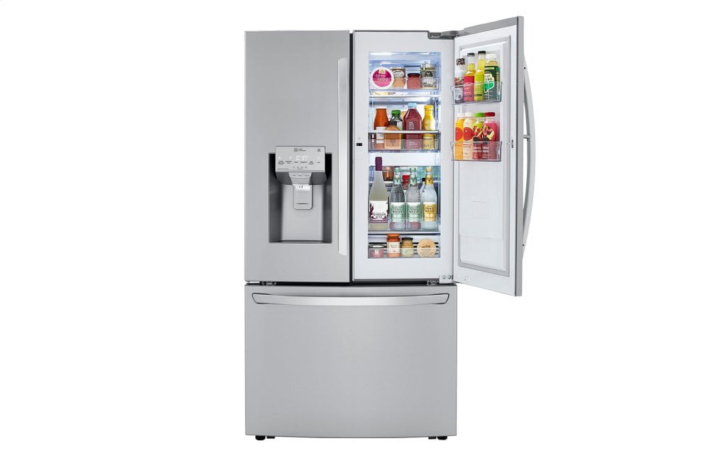 LG LRFDS3016S 30 Cu. Ft. Smart Wi-Fi Door-In-Door® Refrigerator with Craft Ice™ Maker