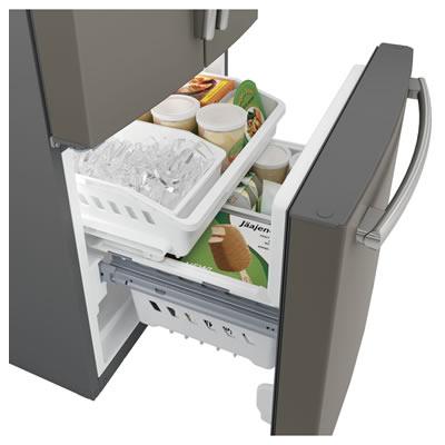 GE 30-inch French 3-Door Refrigerator with Interior Ice Maker