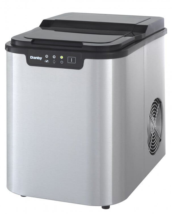 Danby DIM2500SSDB 2 Lb Stainless Steel Ice Maker