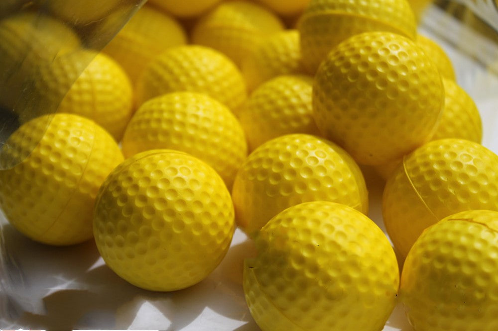 Premium A99 Golf Practice PU Balls - Yellow Training Balls for All Skill Levels