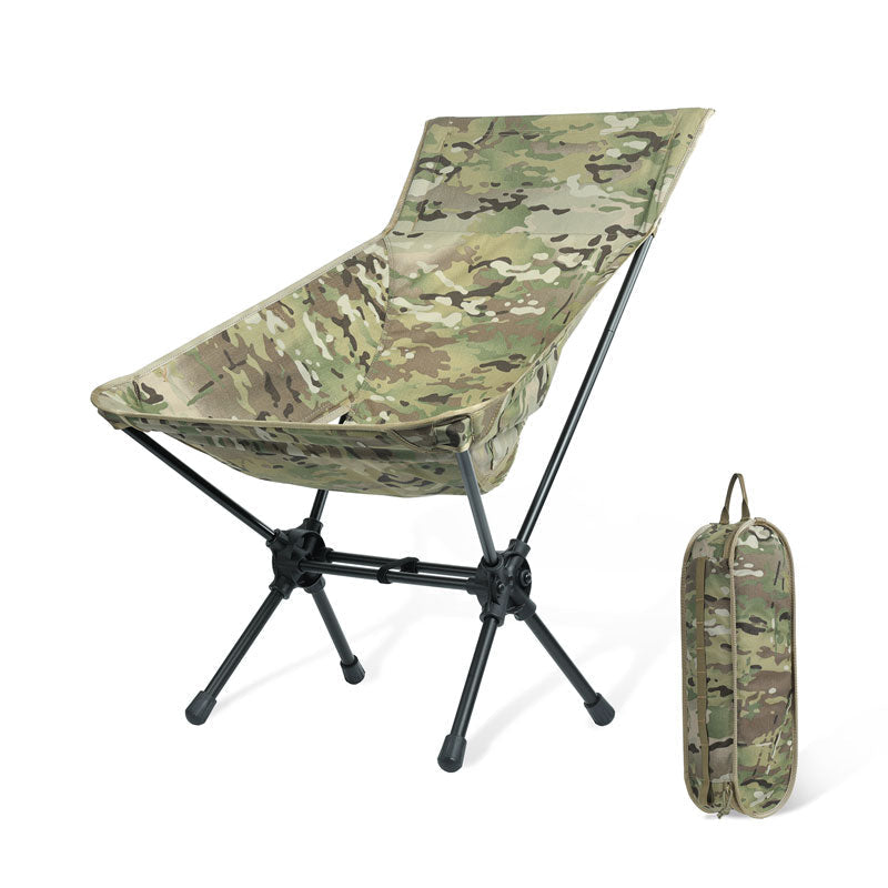 Durable Aluminum Camping Chair with High Back Support
