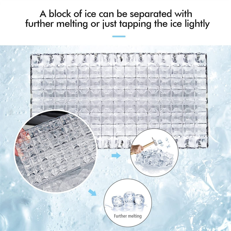 Premium Stainless Steel Portable Ice Maker with Self-Clean Function