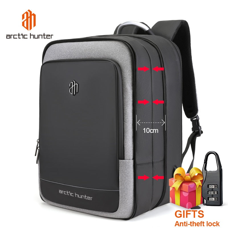 Arctic Hunter 40L Waterproof Business Backpack with USB Charging Port