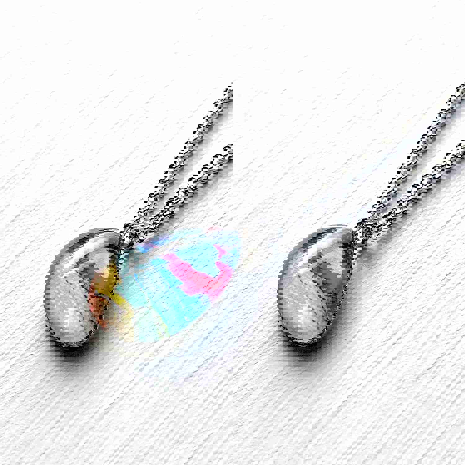 Handcrafted Art Pendant Necklace - "The Storm Is Coming II"