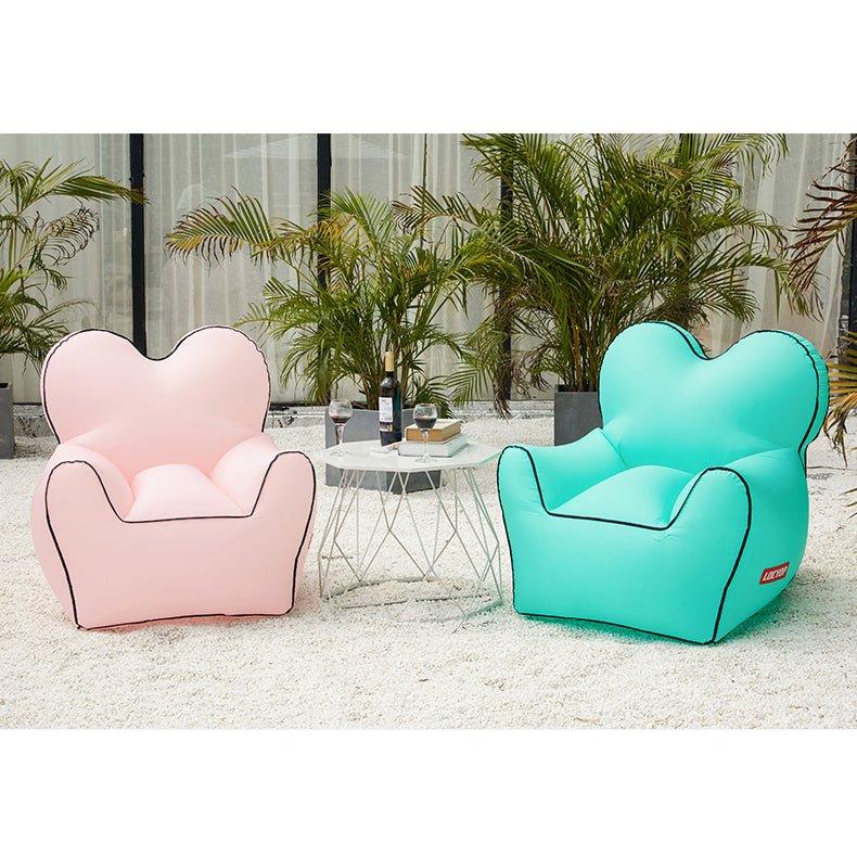 Portable Ergonomic Inflatable Sofa for Outdoor Relaxation