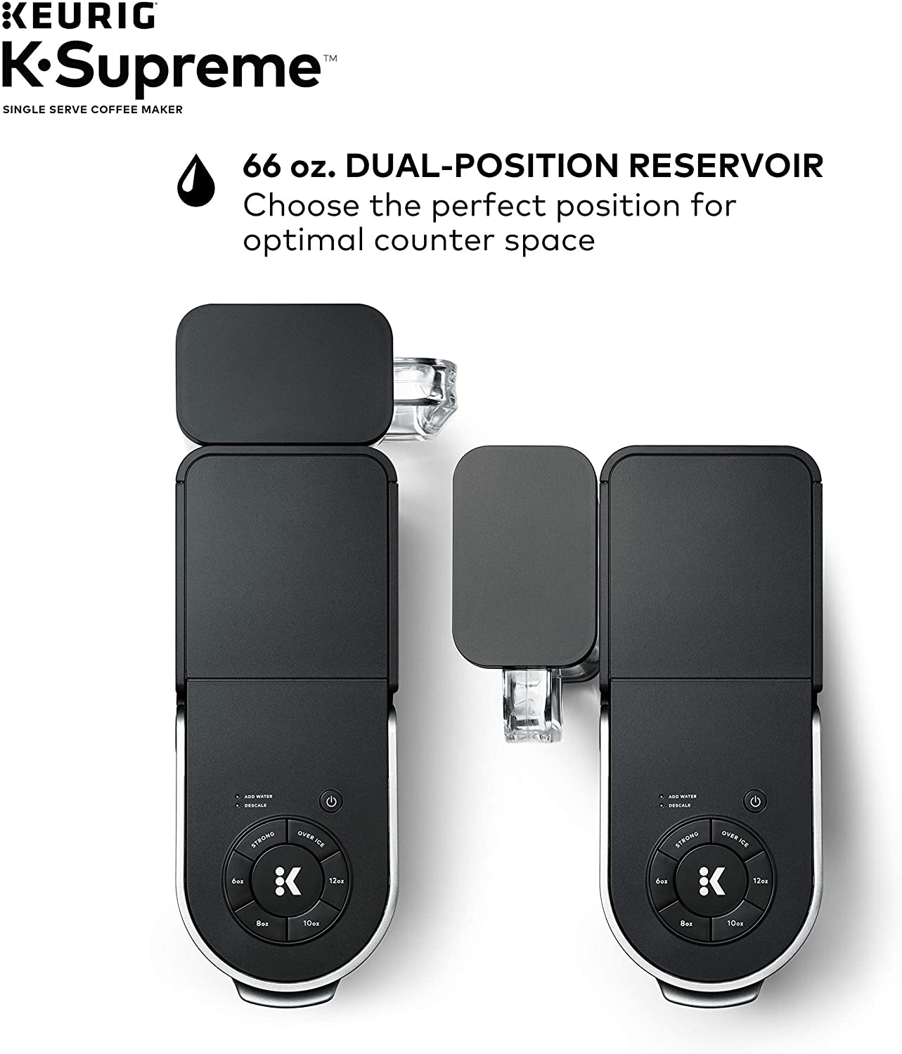 K-Supreme Single Serve K-Cup Pod Coffee Maker with Multistream Technology