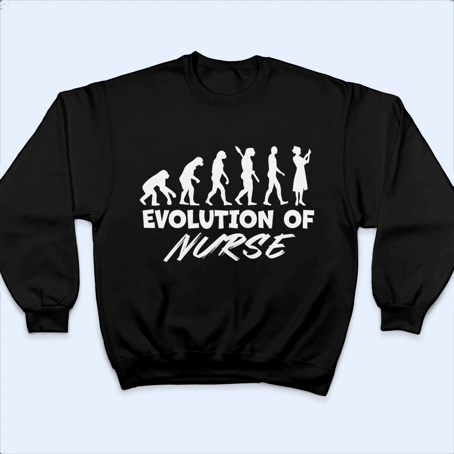 Personalized Nurse Evolution T-Shirt - Unique Gift for Healthcare Heroes