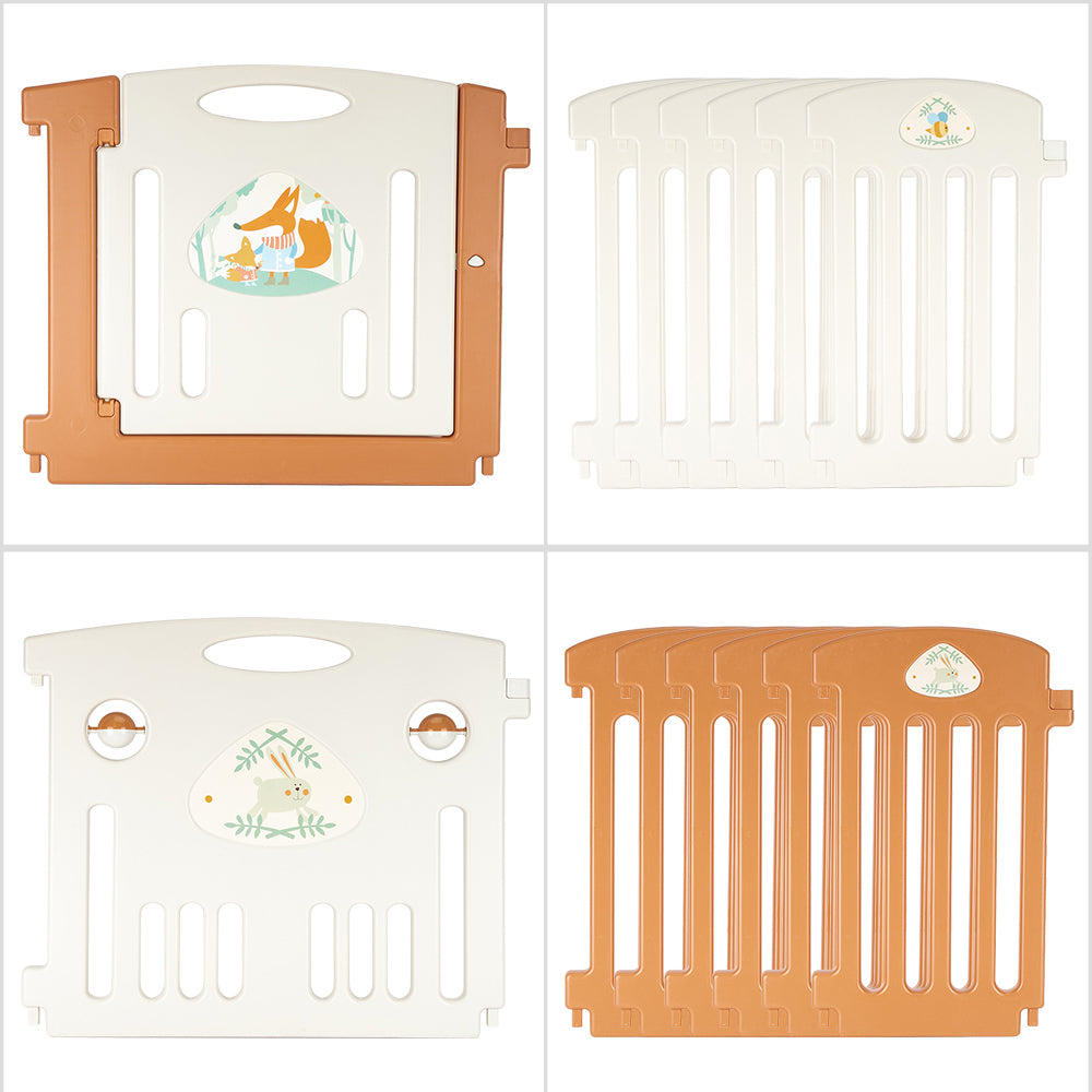 Sukko Playpen with Rubber Base for Safe Baby Play