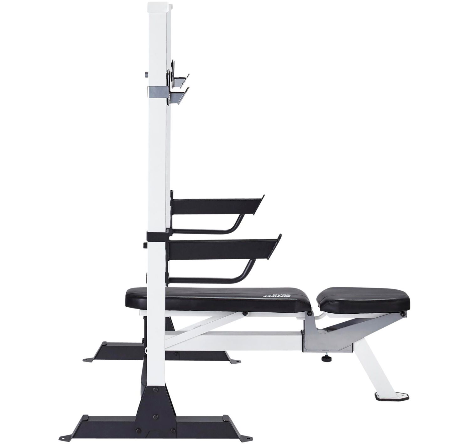 Olympic Weight Bench with Adjustable Backrest and J-hooks