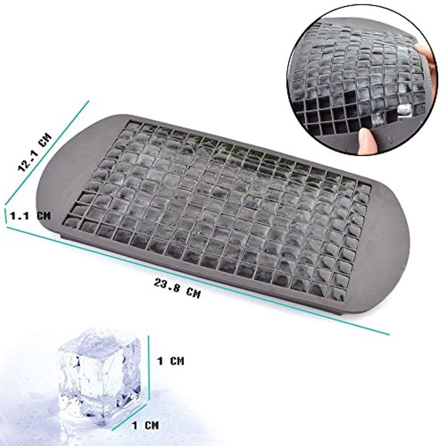 Heofean Silicone Ice Cube Trays, 3-Pack, Food Grade, High & Low Temp Resistant