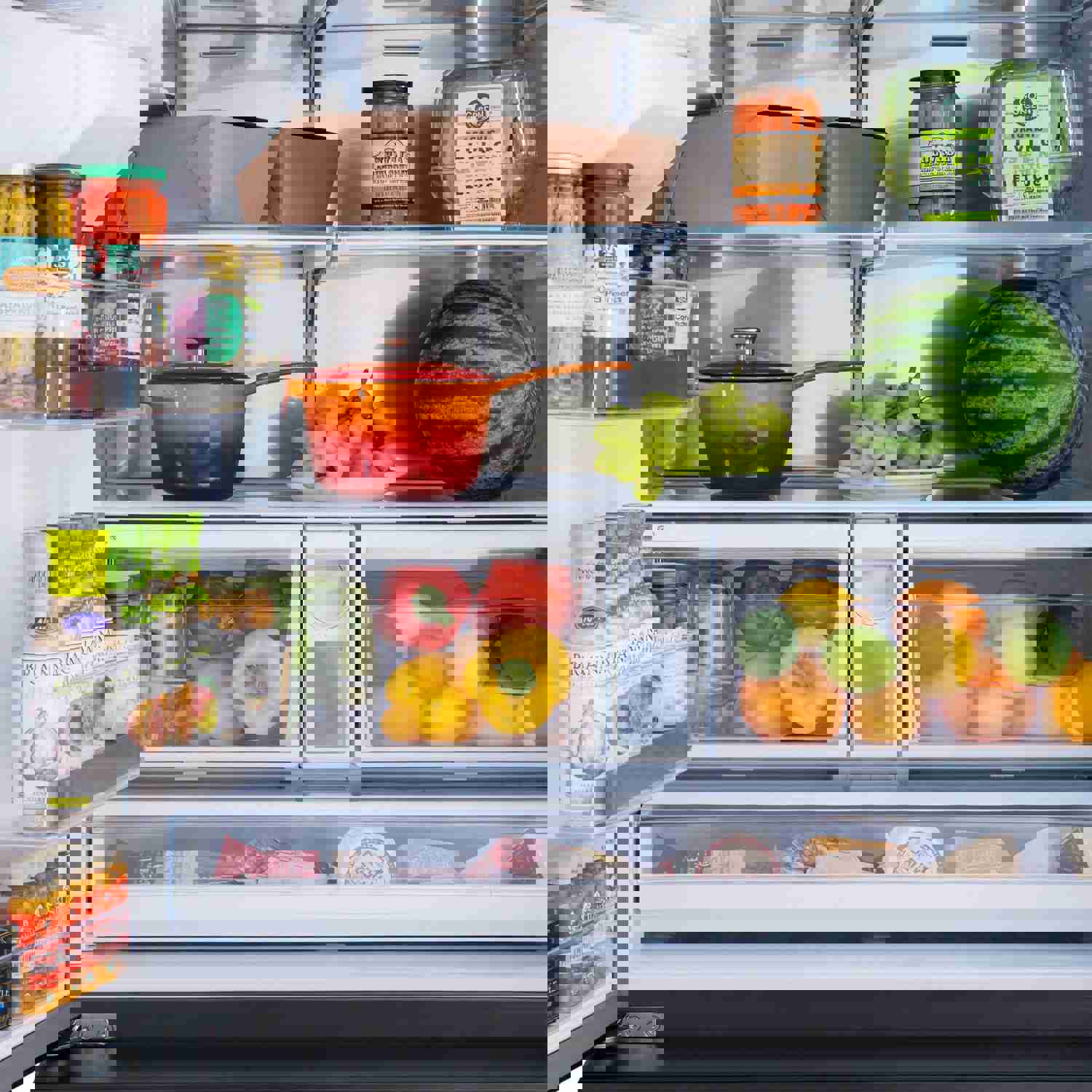 Stylish ZLINE French Door Refrigerator with External Water Dispenser