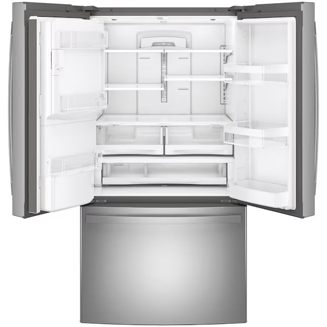 GE 27.8 cu ft French Door Refrigerator with Ice Maker - Open Box