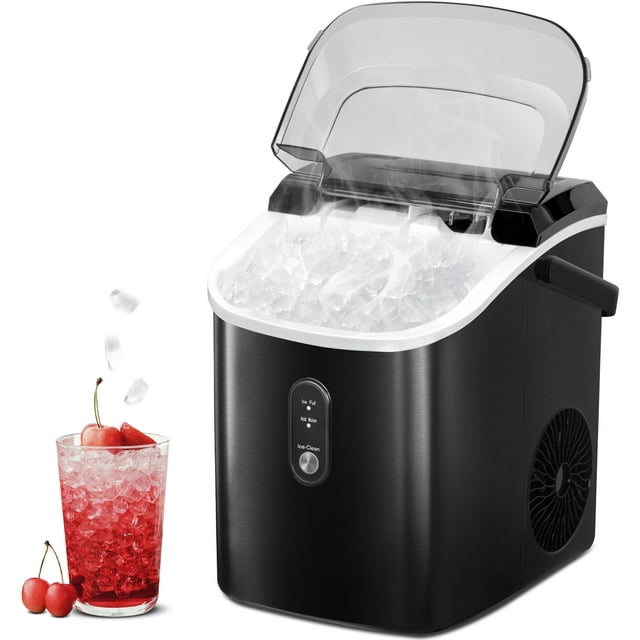 Auseo Nugget Ice Maker - Compact, Modern, and Self-Cleaning