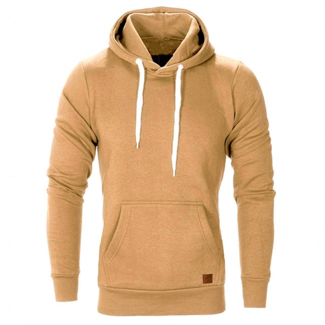 Men's Quick-Dry Thermal Windproof Hoodie for Autumn/Winter