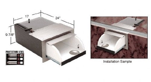 CRL Heavy-Duty Transaction Drawer - Counter or Wall Mount