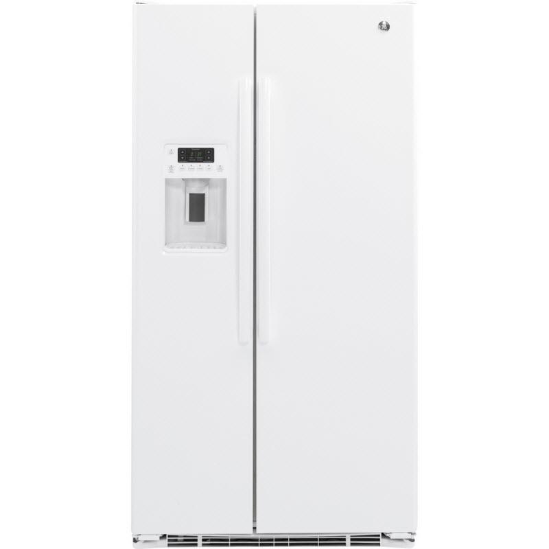 GE 21.9 cu. ft. Counter-Depth Side-by-Side Refrigerator with Ice Maker