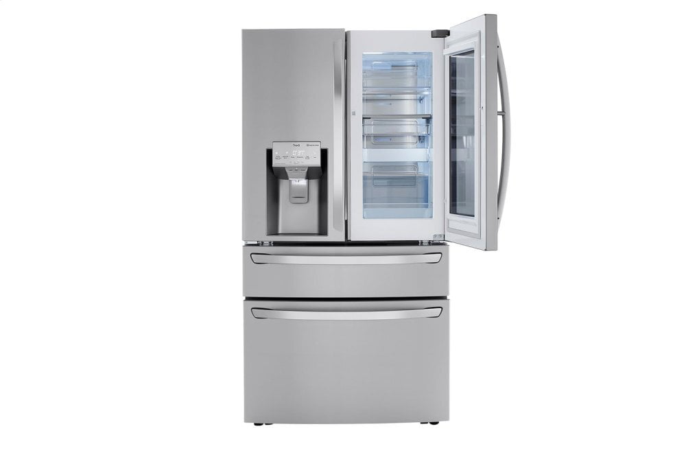 LG LRMVS3006S 30 Cu. Ft. Smart Wi-Fi Enabled Instaview Door-In-Door Refrigerator with Craft Ice Maker