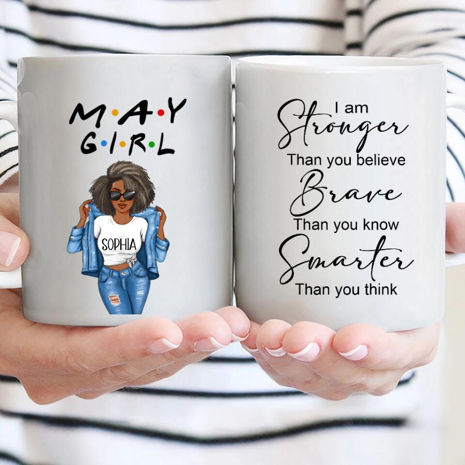 Personalized May Birthday Mug for Women