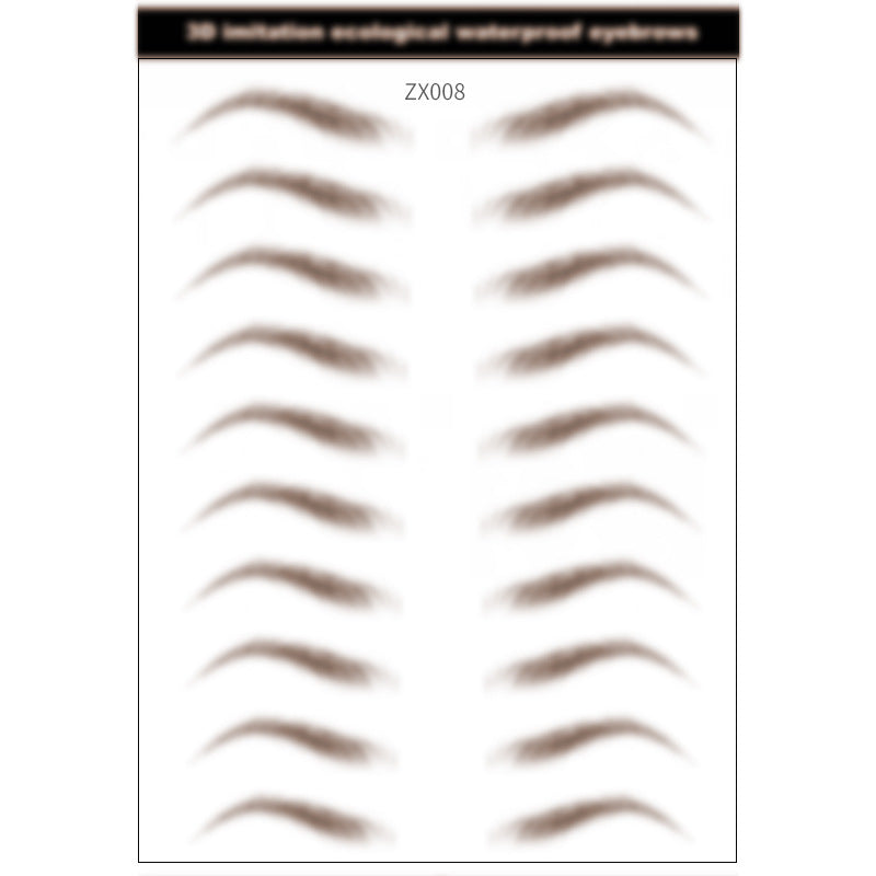 4D Imitation Eyebrow Tattoos - Natural Look, Easy Application