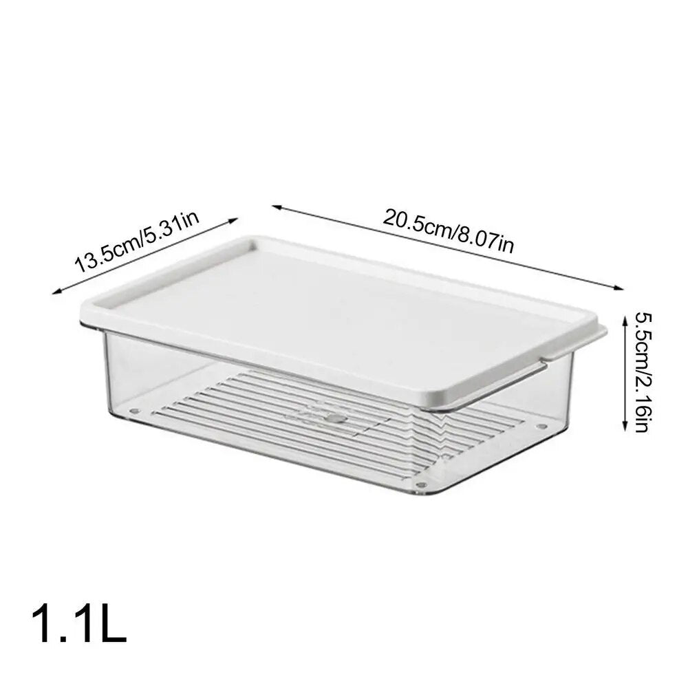 Eco-Friendly Modern Plastic Bread Box with Lid for Kitchen Storage