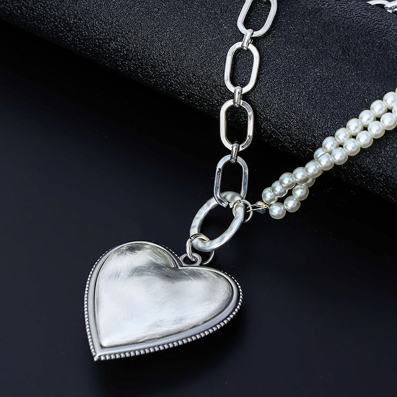 Stylish Boho Heart Pendant Necklace with Adjustable Length