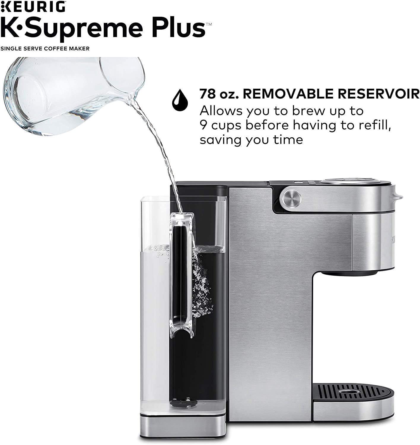 Keurig K-Supreme Plus Single Serve Coffee Maker with Multistream Technology