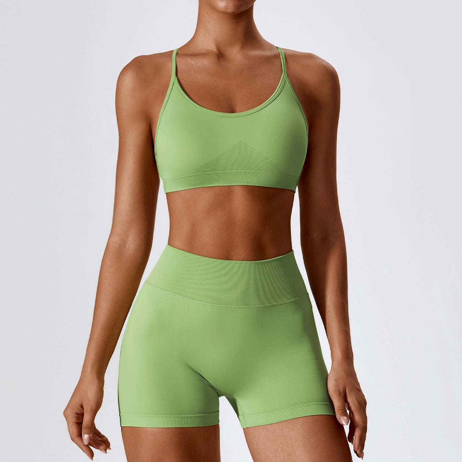 High-Performance Seamless Yoga & Running Sportswear for Women