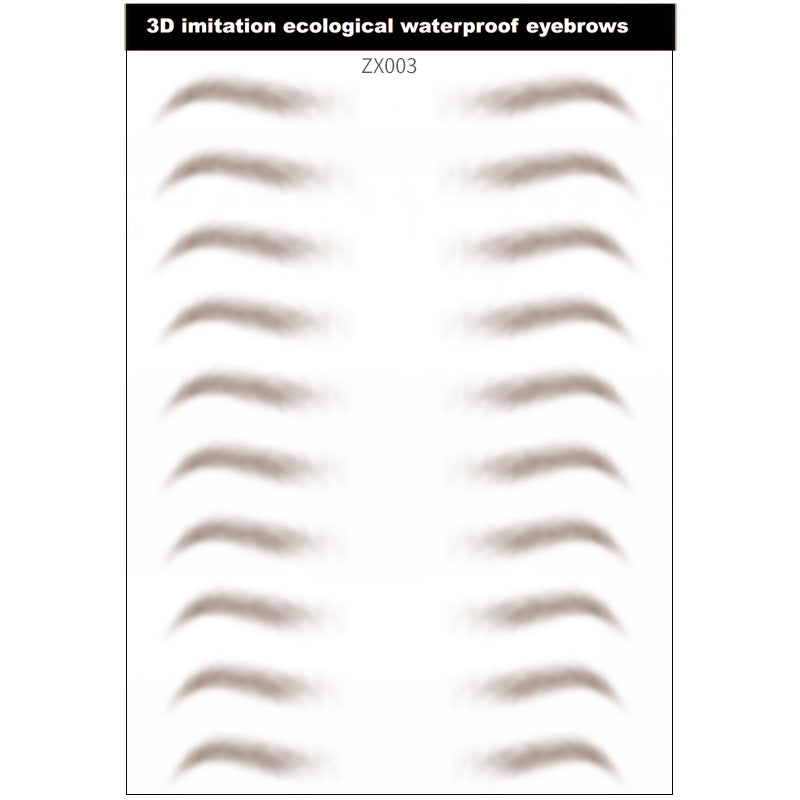 4D Imitation Eyebrow Tattoos - Natural Look, Easy Application