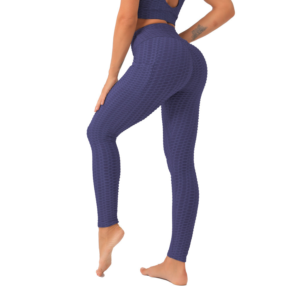 Women's High-Waist Breathable Slim Leggings for Fitness