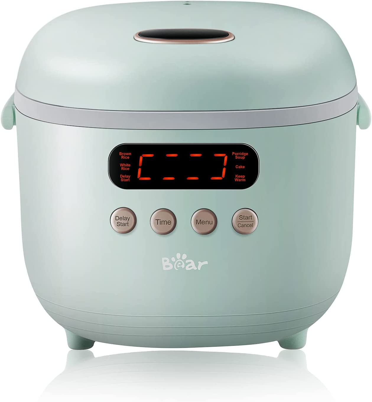 Bear Rice Cooker 8 Cups, 6-Function Smart Cooker with Fuzzy Logic Technology
