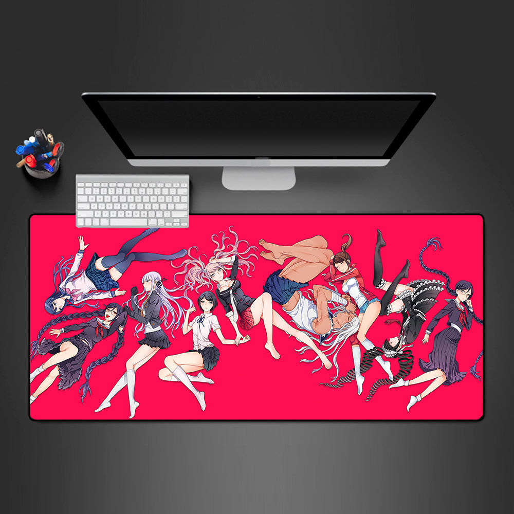 Danganronpa Girls Gaming Mouse Pad - M-XXL Size, Vibrant Designs