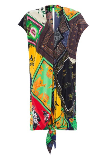 Osklen Green Scarf Dress - Unique TU Size