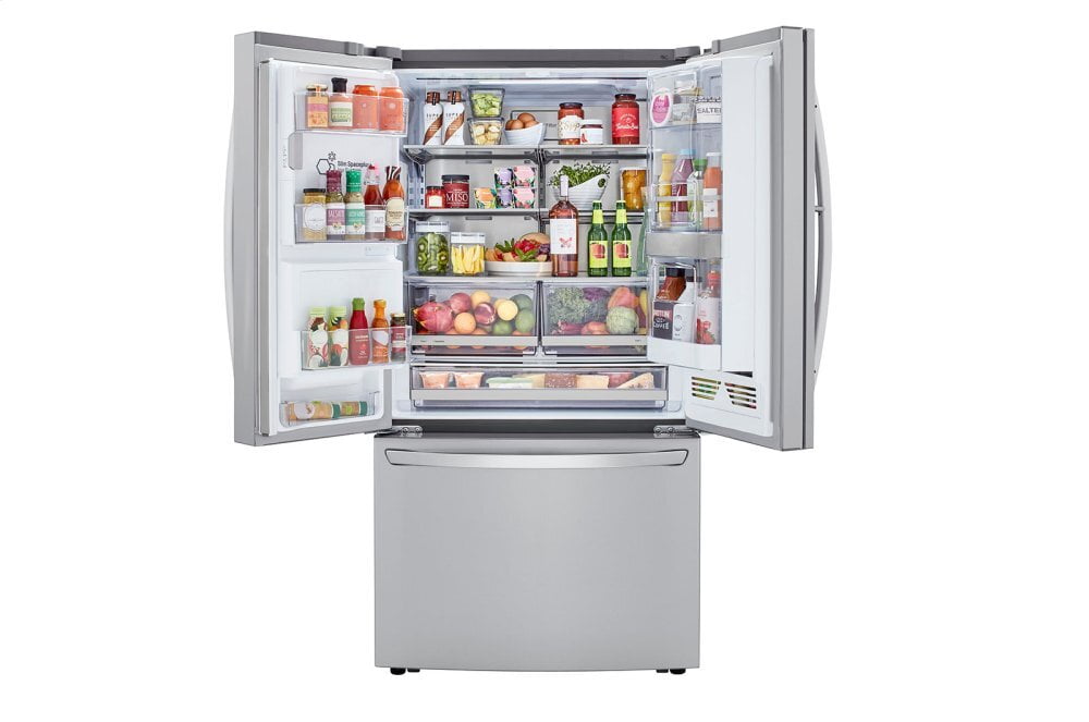 LG LRFDS3016S 30 Cu. Ft. Smart Wi-Fi Door-In-Door® Refrigerator with Craft Ice™ Maker