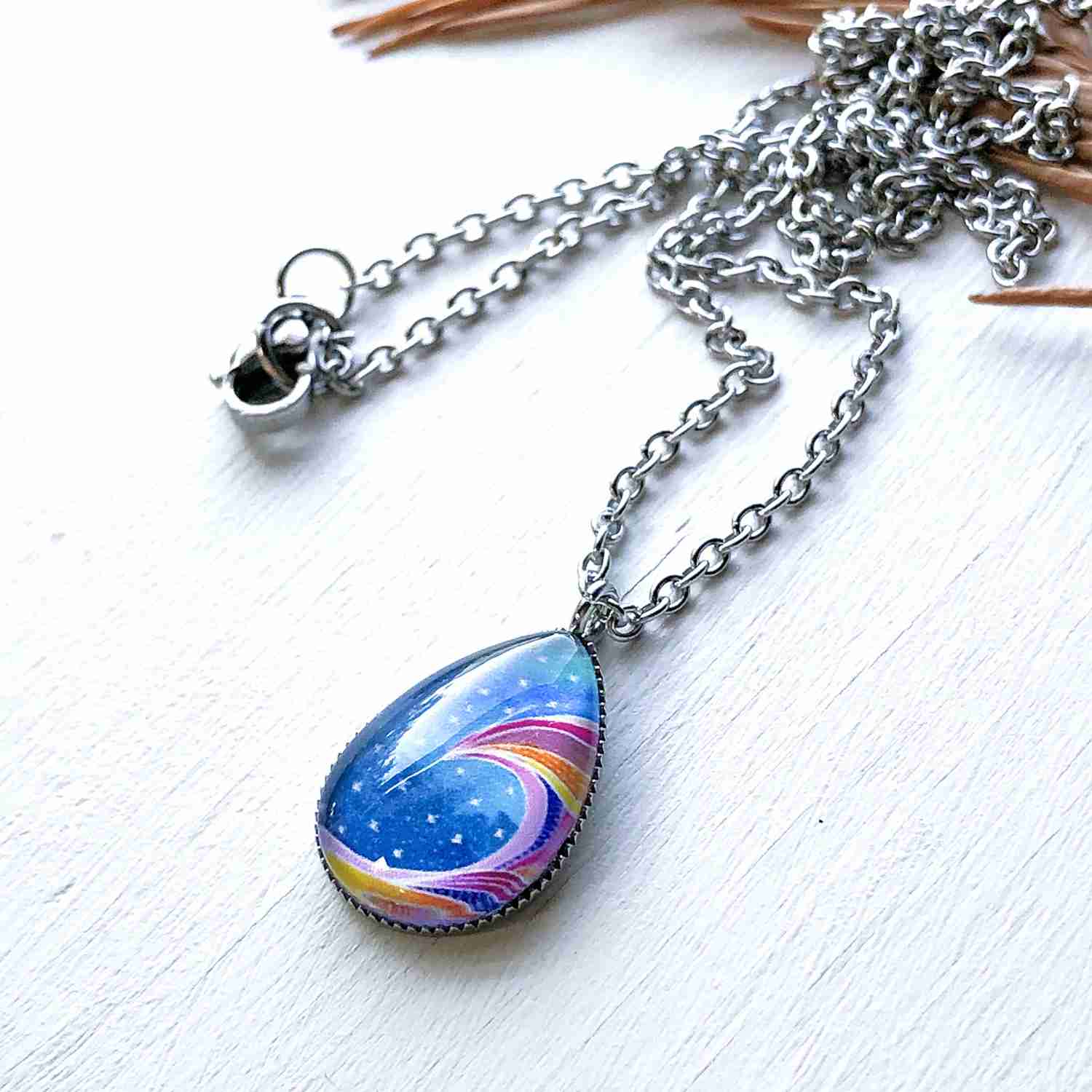Stardust - Handcrafted Art Pendant Necklace or Set