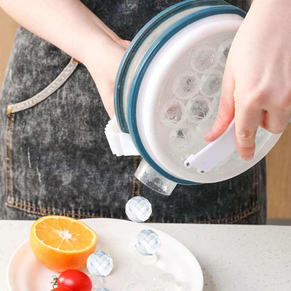 Dual-Function Portable Ice Cube Maker