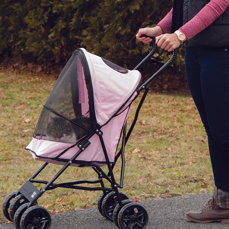 Pet Gear Travel Lite Dog Stroller in Rose Quartz
