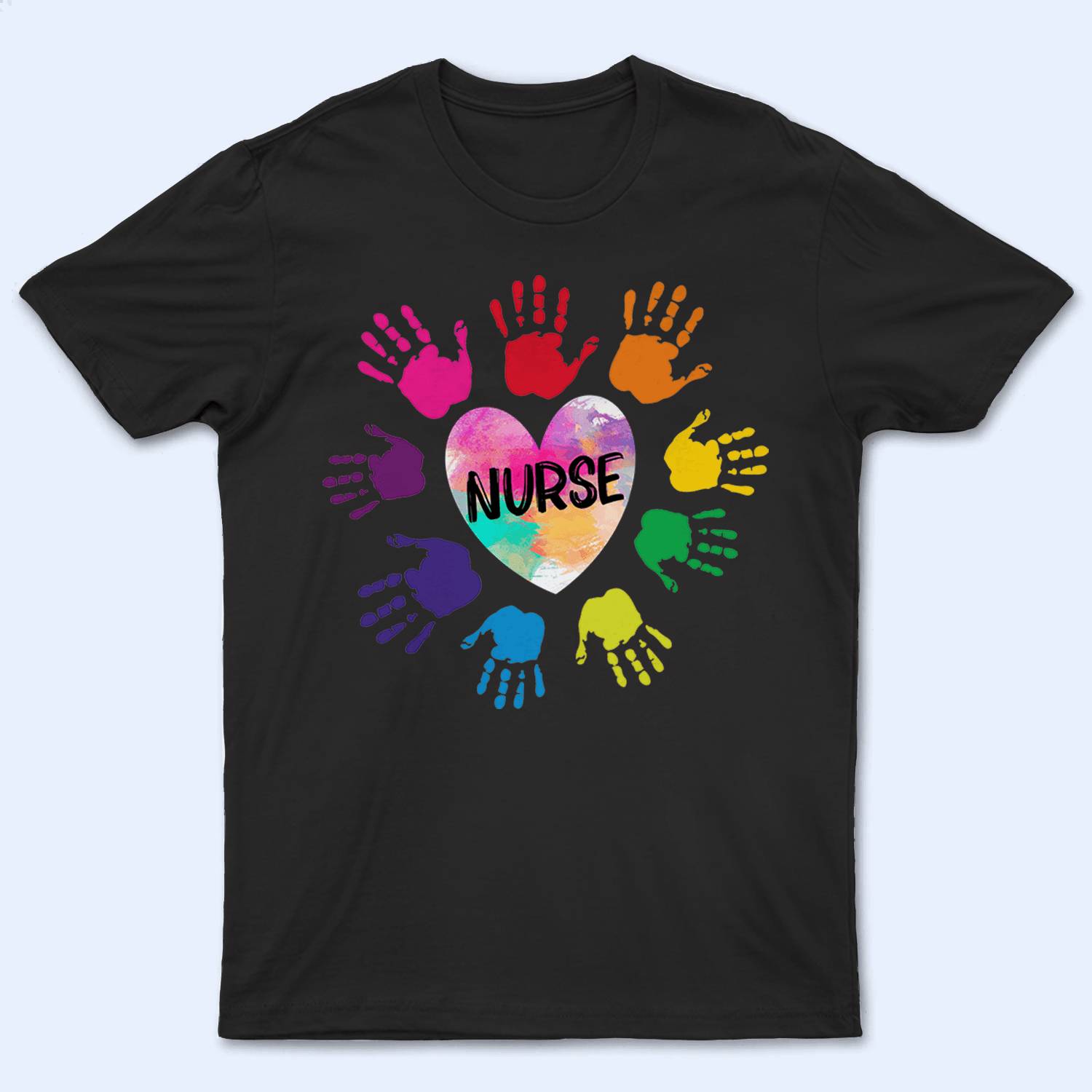 Personalized Nurse Heart T-Shirt - Unique Gift for Healthcare Heroes
