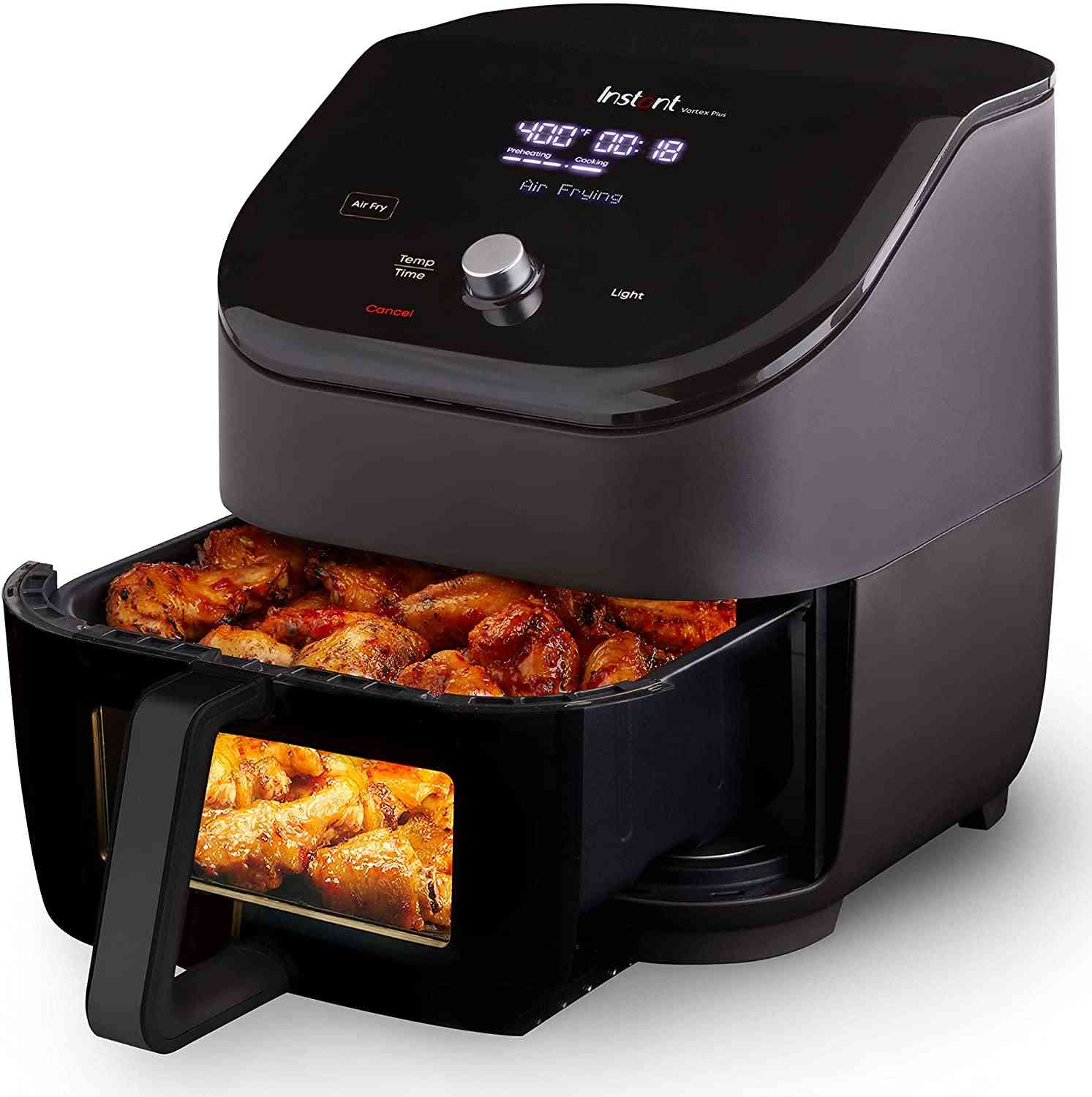 6-in-1 Air Fryer with Clear View Window and EvenCrisp Technology